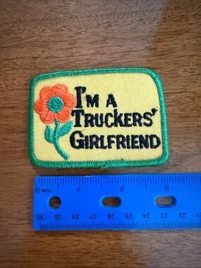 ‘I'm a Truckers' Girlfriend' Embroidered Patch